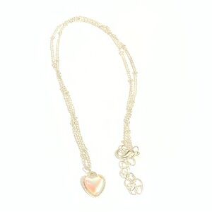 New Moonstone Heart Necklace